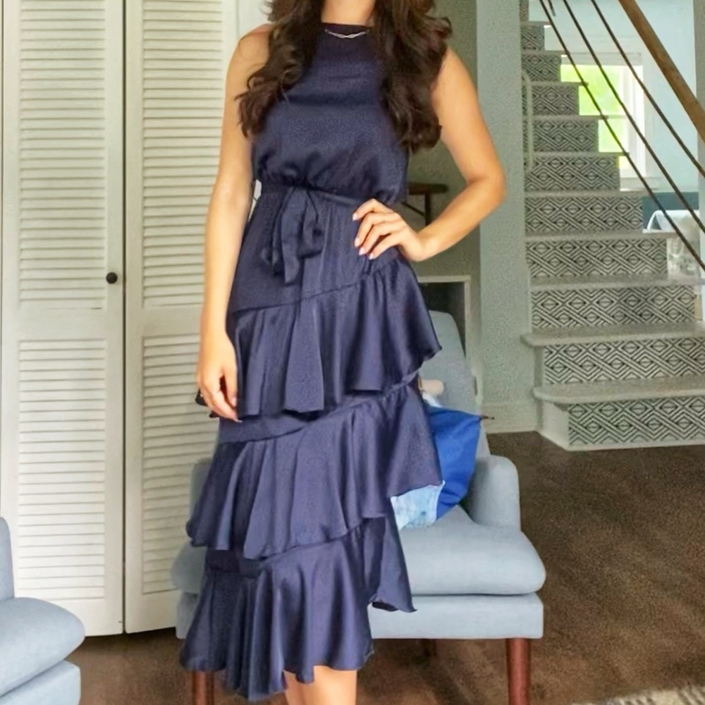 Petal and Pup- Seychelle Dress (Navy)